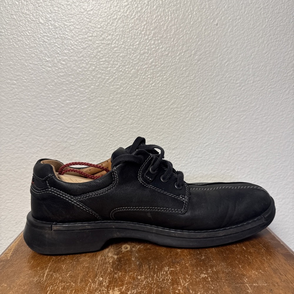 Ecco Mens Fusion Bicycle Toe Tie Oxfords Black Size 43 EU 9.5-10 US Golf Comfort - Picture 4 of 8
